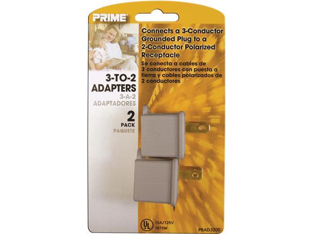 Prime Wire Model PBAD3200 3 Feet 3-to-2 Adapter
