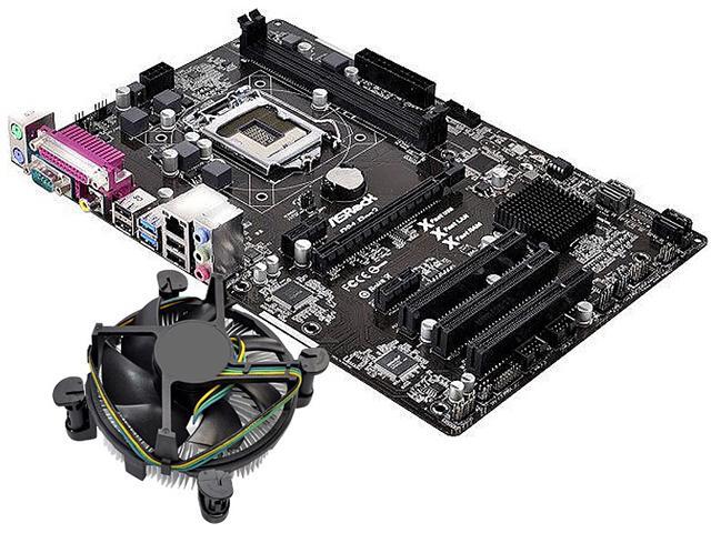 ASRock H81 MB and Intel Pentium G3240 3.1GHz  Combo Fan Cooling