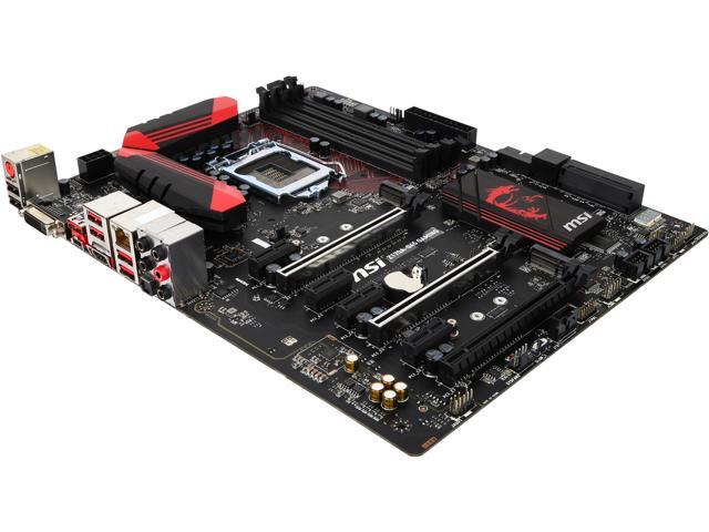 MSI MSI Gaming Z170A-G45 Gaming LGA 1151 Intel Z170 HDMI SATA 6Gb/s USB 3.1 USB 3.0 ATX Intel Motherboard