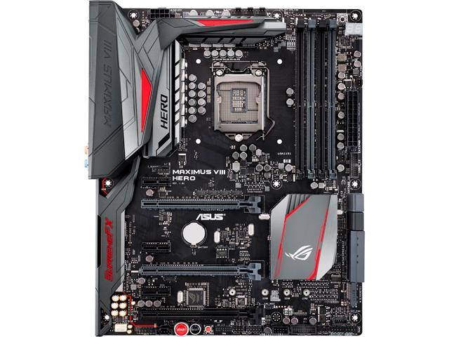 Asus Rog Maximus Viii Hero Whetstone Lga Ddr Dp Hdmi M U Usb Z Atx Motherboard