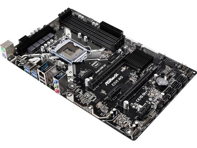 ASRock E3V5 WS LGA 1151 Intel C232 SATA 6Gb/s USB 3.0 ATX Intel Motherboard