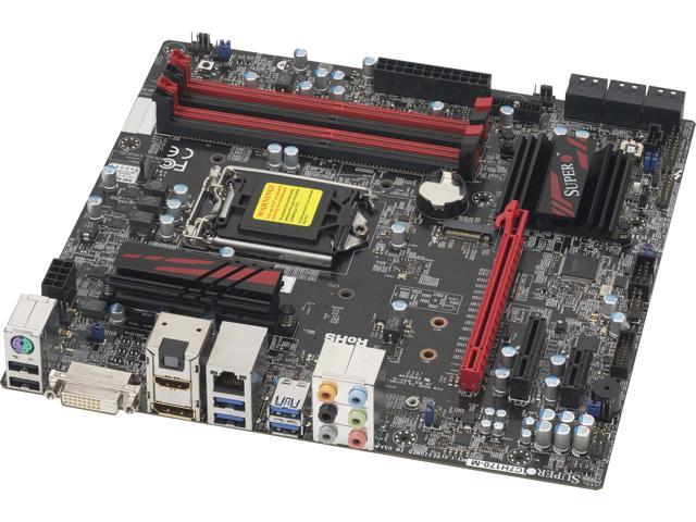 SUPERMICRO SuperO MBD-C7H170-M-O LGA 1151 Intel H170 HDMI SATA 6Gb/s USB 3.0 Micro ATX Gaming Motherboard