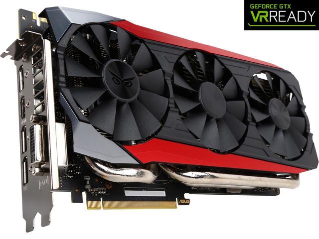 ASUS GeForce GTX 980 Ti STRIX-GTX980TI-DC3-6GD5-GAMING 6GB 384-Bit GDDR5 PCI Express 3.0 HDCP Ready SLI Support Video Card