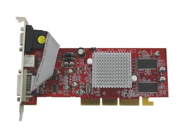 PowerColor R92L-LC3 Radeon 9250 128MB 64-bit DDR AGP 4X/8X Low Profile Video Card