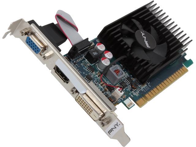 PNY GeForce GT 630 DirectX 11 VCGGT630SLXPB 1GB 64-Bit DDR3 PCI Express ...
