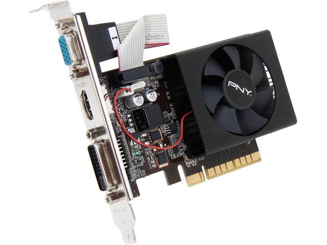 PNY GeForce GT 720 VCGGT7201D3LXPB 1GB 64-Bit DDR3 PCI Express 2.0 x 8 ...