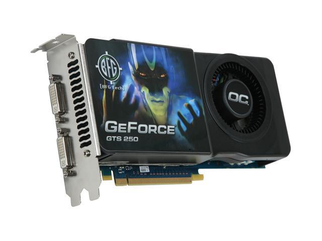 BFG Tech BFGEGTS2501024OCE GeForce GTS 250 1GB 256-Bit