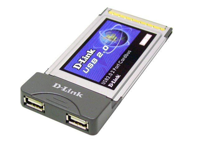 D-Link DUB-C2 USB PCMCIA Card 2 x USB 2.0