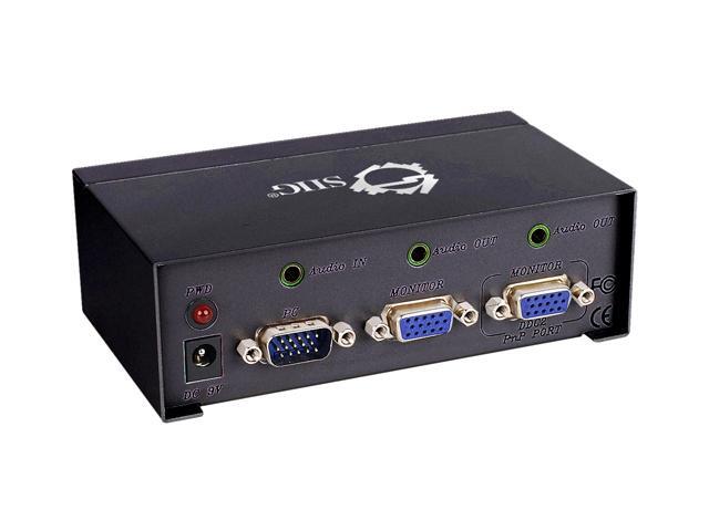 SIIG CE-VG0C11-S1 1x2 VGA & Audio Splitter