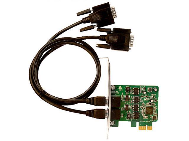 SIIG DP 2-Port Industrial 422/485 PCI Express Adapter Card with 3KV Isolation Model ID-E20211-S1