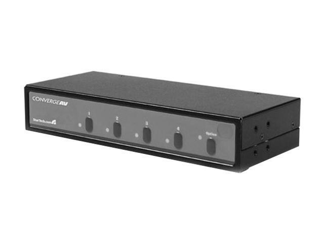 StarTech 2x4 Port Matrix DVI Audio Video Switch VS420RDVIA