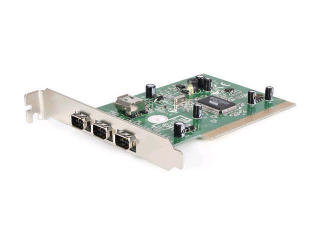 StarTech.com 4-Port PCI 1394a FireWire Adapter Card with Digital Video Editing Kit (PCI1394-4)