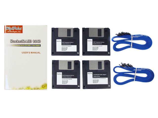 HighPoint RocketRAID 1640 PCI SATA Controller Card