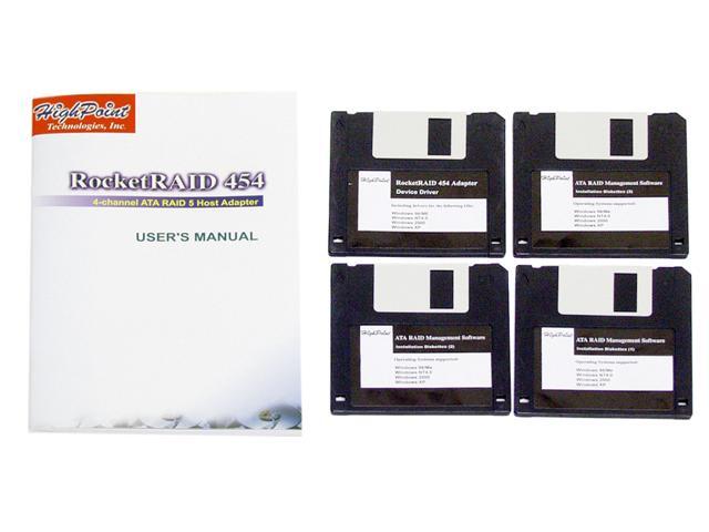 HighPoint RocketRAID 454 PCI IDE Controller Card