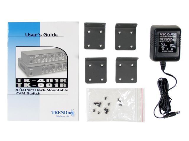TRENDnet TK-801R 8-Port PS/2 Rack Mount KVM Switch