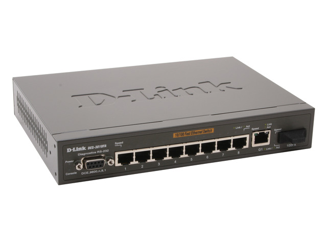 D-Link DES-3010FA Managed 10/100Mbps + 1000Mbps Managed Switch