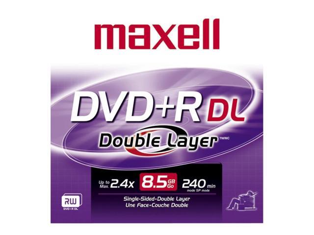 maxell 8.5GB 2.4X DVD+R DL Single Disc Model 634080