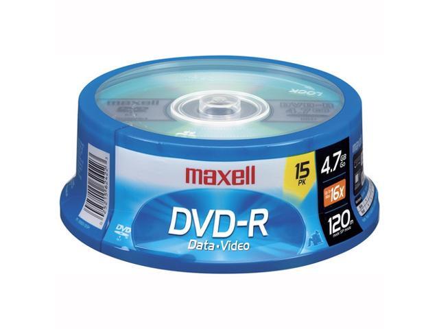 maxell 4.7GB 16X DVD-R 15 Packs Disc Model 638006