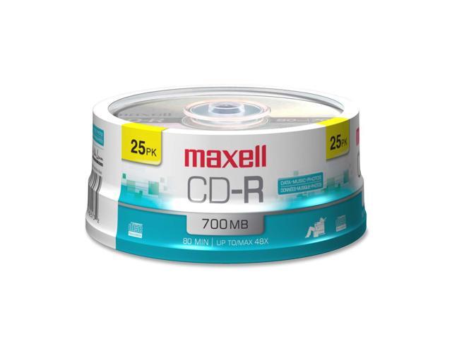maxell 700MB 48X CD-R 25 Packs Media Model 648445