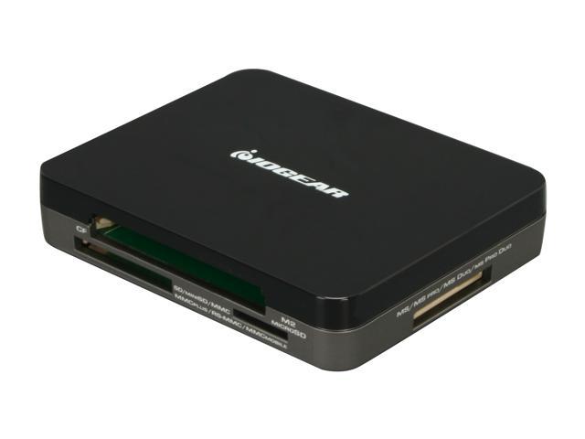 IOGEAR GUH287 3-Port USB 2.0 Hub and 45-in-1 Card Reader