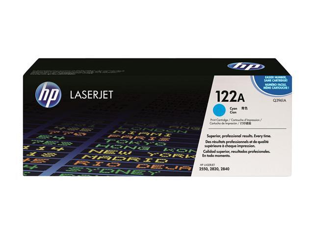 HP 122A Cyan Toner Cartridge for Color LaserJet 2550L,2550LN,2550N (3961A)