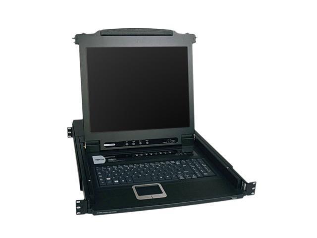 TRIPP LITE B020-008-17 8-Port NetDirector 1U Rackmount Console KVM Switch w/17" LCD