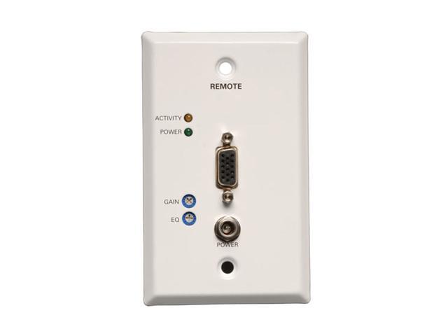 Tripp Lite VGA over Cat5 Receiver - RJ45-type Wallplate B132-100-WP-1 B132-100-WP-1