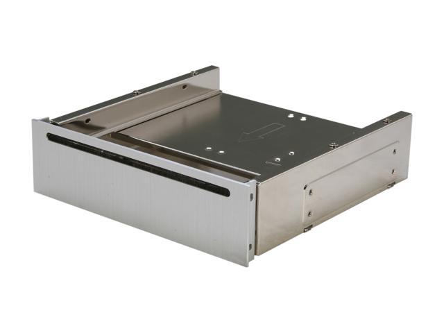 SilverStone SST-FP58S 5.25" Aluminum Cover Bay for Slot-load Slim ODD and 4 x 2.5" HDD/SSD -Silver