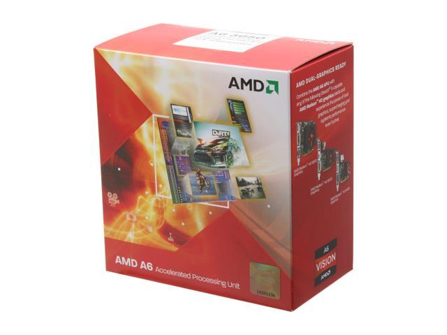 AMD A6-3650 Llano 2.6GHz Socket FM1 100W Quad-Core Desktop APU (CPU + GPU) with DirectX 11 Graphic AMD Radeon HD 6530D AD3650WNGXBOX