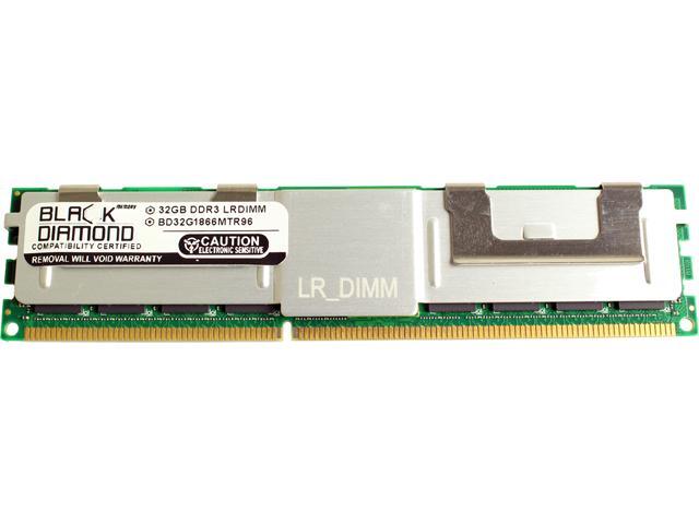 Black Diamond Memory 32GB 240-Pin DDR3 SDRAM DDR3 1866 (PC3 14900) ECC Load Reduced System Specific Memory Model BD32G1866MTR96DE