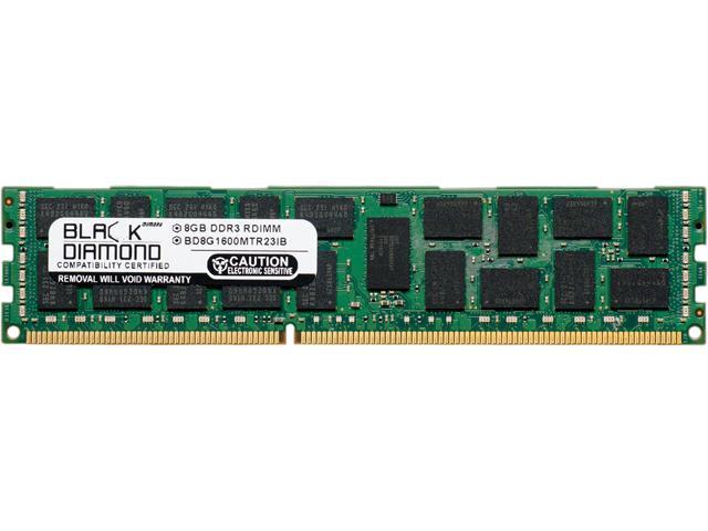 Black Diamond Memory 8GB 240-Pin DDR3 SDRAM DDR3 1600 (PC3 12800) ECC Registered System Specific Memory Model BD8G1600MTR23IB