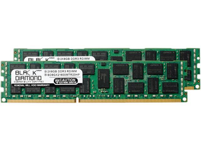 Black Diamond Memory 16GB (2 x 8GB) 240-Pin DDR3 SDRAM System Specific Memory