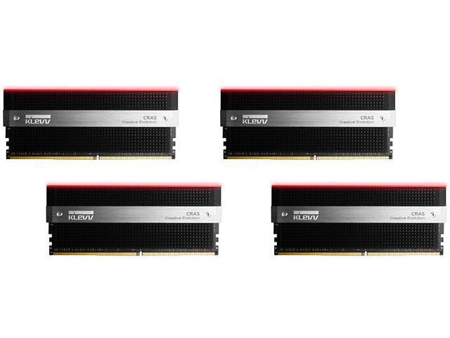 Klevv Cras 32GB (4 x 8GB) 288-Pin DDR4 SDRAM DDR4 2666 (PC4 21300) Memory Model KM4C8GX4N-2666-15-15-15-35-0