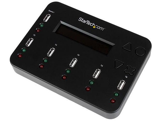 StarTech USBDUP15 6 - USB A (4 pin) Female Standalone 1:5 USB Flash Drive Duplicator and Eraser – Flash Drive Copier