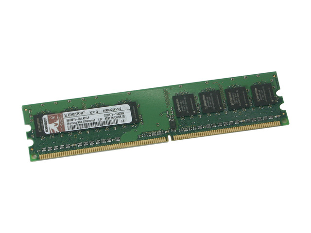 Kingston ValueRAM 512MB 240-Pin DDR2 SDRAM DDR2 667 (PC2 5300) Desktop Memory Model KVR667D2N5/512