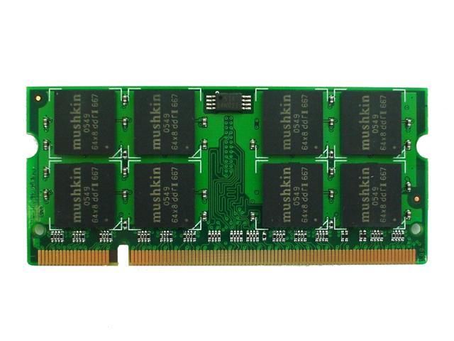 Mushkin Enhanced 512MB 200-Pin DDR SO-DIMM DDR 333 (PC 2700) Laptop Memory Model 991011
