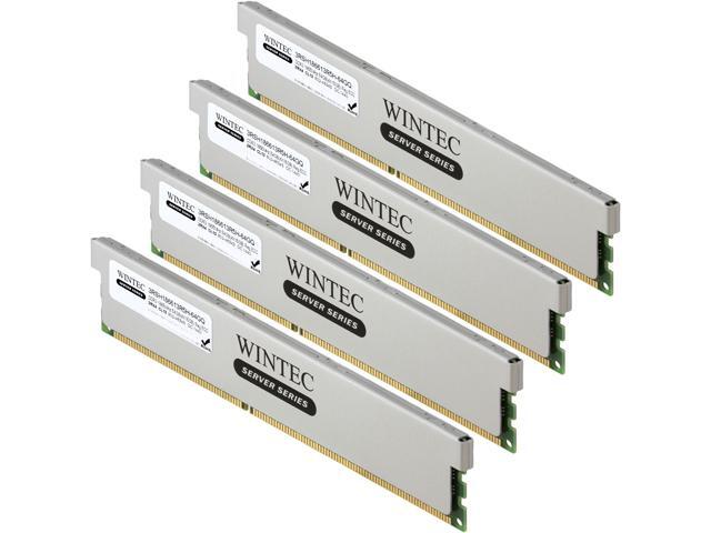 Wintec 64GB (4 x 16GB) 240-Pin DDR3 SDRAM ECC Registered DDR3 1866 Server Memory Model 3RSH186613R5H-64GQ