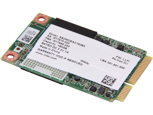 Intel 525 Series 180GB Mini-SATA (mSATA) MLC Internal Solid State Drive (SSD) SSDMCEAC180B301  - OEM