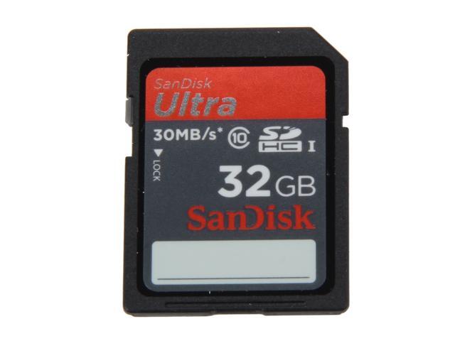 SanDisk Ultra 32GB Secure Digital High-Capacity (SDHC) Flash Card Model SDSDU-032G-A11
