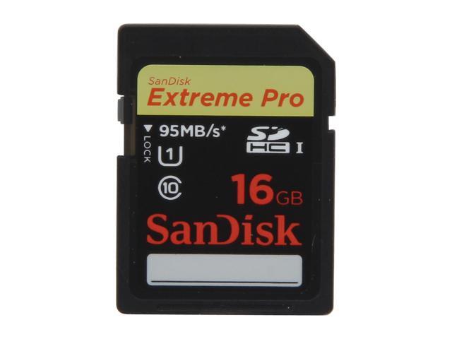SanDisk Extreme Pro 16GB Secure Digital High-Capacity (SDHC) Flash Card Model SDSDXPA-016G-A46