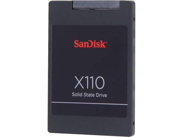 SanDisk X110 2.5" 64GB SATA III MLC Internal Solid State Drive (SSD) SD6SB1M-064G-1022I 