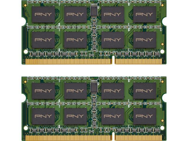 PNY NHS 16GB (2 x 8G) 204-Pin DDR3 SO-DIMM DDR3L 1600 (PC3L 12800) Laptop Memory Model MN16GK2D31600LV