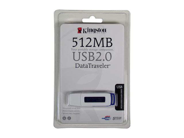 Kingston DataTraveler 512MB Flash Drive (USB2.0 Portable) Model DTI/512