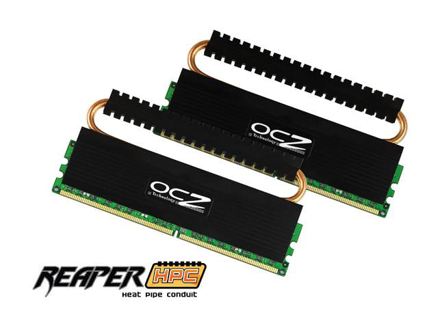 OCZ Reaper 2GB (2 x 1GB) 240-Pin DDR2 SDRAM DDR2 800 (PC2 6400) Dual Channel Kit Desktop Memory Model OCZ2RPR800EB2GK