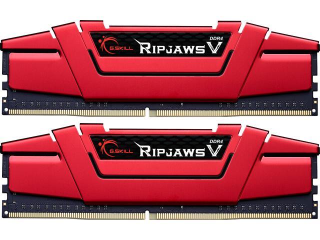 G.SKILL Ripjaws V Series 16GB (2 x 8GB) 288-Pin DDR4 SDRAM DDR4 2800 (PC4 22400) Intel Z170 Desktop Memory Model F4-2800C15D-16GVR
