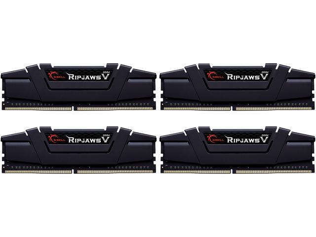 G.SKILL Ripjaws V Series 16GB (4 x 4GB) 288-Pin DDR4 SDRAM DDR4 3600 (PC4 28800) Intel Z170 Platform Desktop Memory Model F4-3600C17Q-16GVK