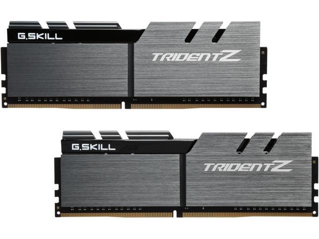 G.SKILL TridentZ Series 16GB (2 x 8GB) 288-Pin DDR4 SDRAM DDR4 3200 (PC4 25600) Intel Z170 Platform Desktop Memory Model F4-3200C14D-16GTZSK