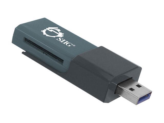 SIIG JU-MR0812-S1 USB 3.0 SuperSpeed Card Reader/Writer