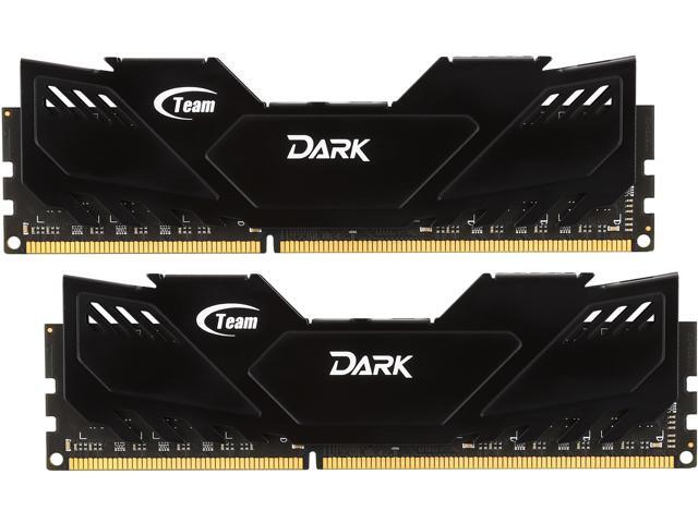 Team Dark 16GB (2 x 8GB) 288-Pin DDR4 SDRAM DDR4 2666 (PC4 21300) Desktop Memory Model TDKED416G2666HC15ADC01