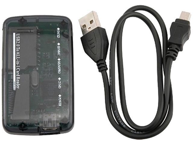 INSTEN 1042784 All-in-one USB 2.0 Premium Mini Card Reader